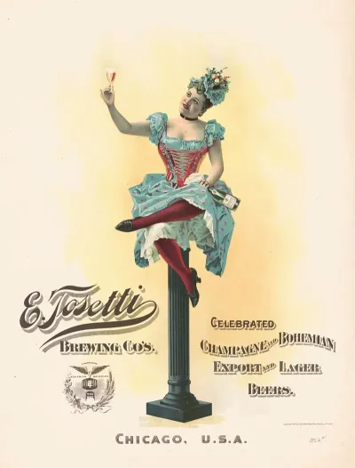 E Tosettis Brewing Cos Celebrated Champagne And Bohemian Export And Lager Beers