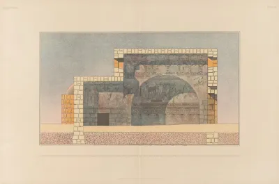 ḳuṣejr ʻamra Mit Einer Karte Von Arabia Petraea Pl 09