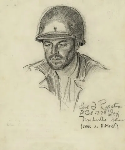 Earl J Ripstra Lt Col 132d Inf Nashville Tenn