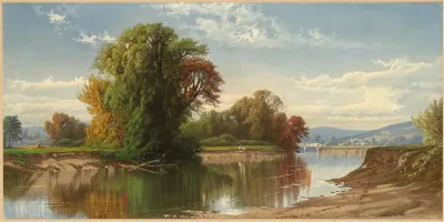 Early Autumn On Esopus Creek
