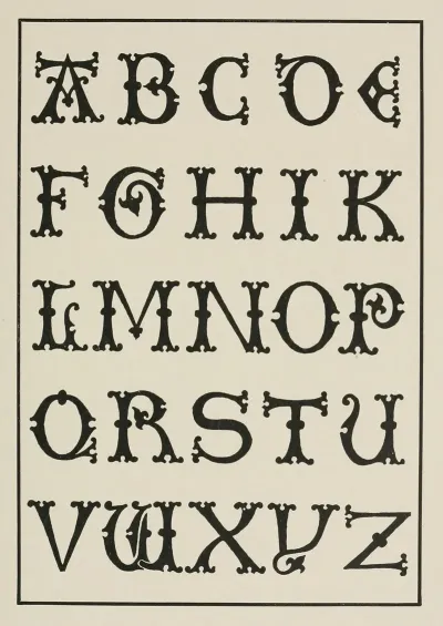Early English Capitals 1