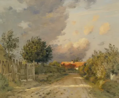 Early Evening In The French Countryside