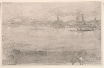 Early Morning The Thames At Battersea London