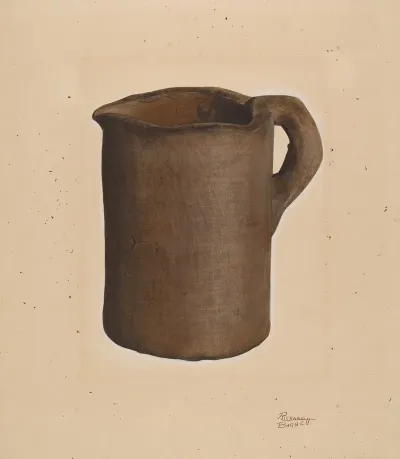 Earthenware Pitcher 2