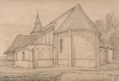 East End Of The Abbey Church Of St Paul At Rouen Normandy