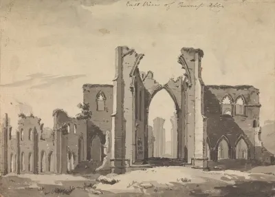 East View Of Furness Abbey