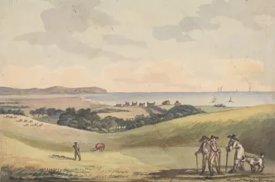 Eastbourne From Lord G Cavendishs Seat In The Park