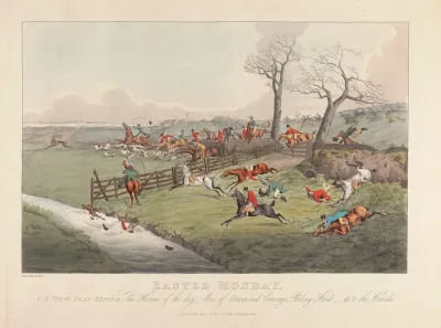 Easter Monday Stag Hunting A View Near Epping
