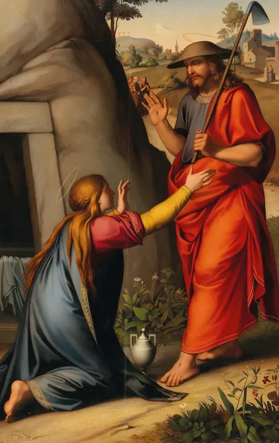 Easter Morning Or Noli Me Tangere