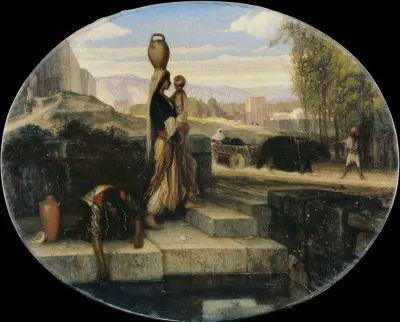 Eastern Women At A Well