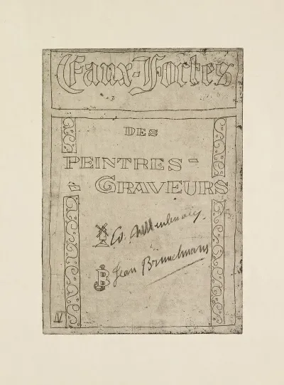 Eaux Fortes Des Peintres Graveurs
