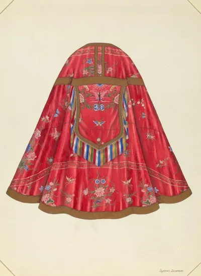 Ecclesiastical Vestment Back View