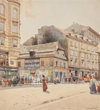 Ecke Ecke Mariahilferstrase Und Konigsklostergasse