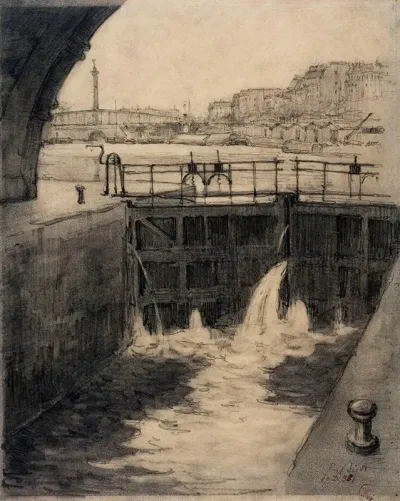 Ecluse Du Canal Saint Martin Ecluse De Larsenal