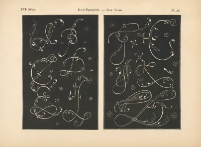 Ecole‎ ‎espagnole Juan‎ ‎yciar‎ ‎ Alphabet‎ ‎initiales