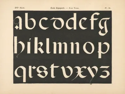 Ecole‎ ‎espagnole Juan‎ ‎yciar‎ ‎ Alphabet‎ Mineur