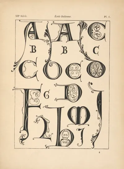 Ecole%e2%80%8e %e2%80%8eitalienne Alphabet%e2%80%8e %e2%80%8ecompose%e2%80%8e %e2%80%8edinitiales%e2%80%8e %e2%80%8etirees%e2%80%8e %e2%80%8edes%e2%80%8e %e2%80%8emanuscrits%e2%80%8e