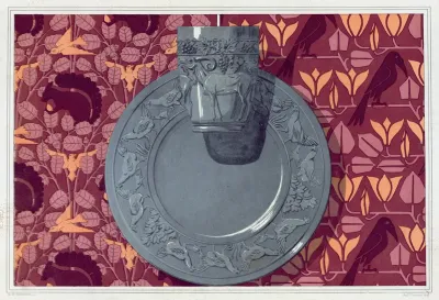 Ecureuil Oiseaux Et Noisetier Tenture Chevre Et Vigne Gobelet Argent Corbeaux Et Magnolia Tenture