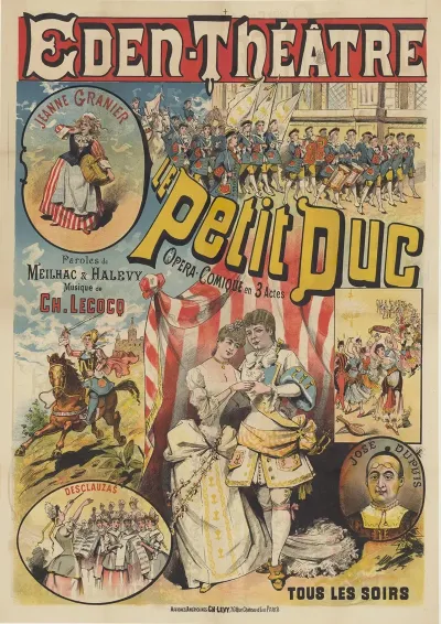Eden Theatre Le Petit Duc Opera Comique En 3 Actes Paroles De Meilhac Halevy