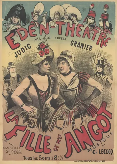 Eden Theatre Pres De Lopera La Fille De Mme Angot De Mm