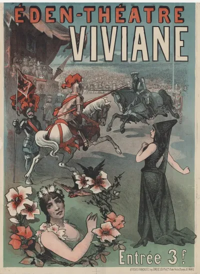 Eden Theatre Viviane Entree 3 F Affiche