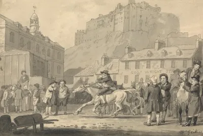 Edinburgh Castle And Horse Fair 2