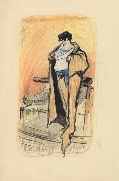 Edouard De Max Dans La Houppelande De Didier Gold