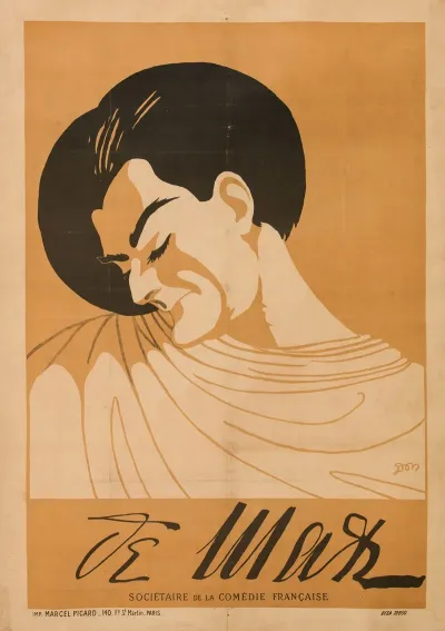 Edouard De Max Societaire De La Comedie Francaise Acteur