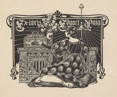 Eduard Ferres Puig 1872 1928 Ekslibris