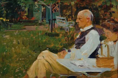 Eduard Triesch Und Seine Frau Hilde Triesch