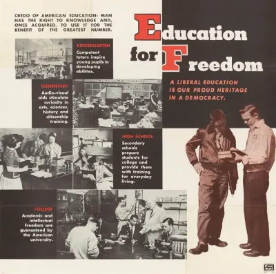Education For Freedom No 18 Poster