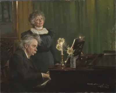 Edvard Grieg And Nina Grieg