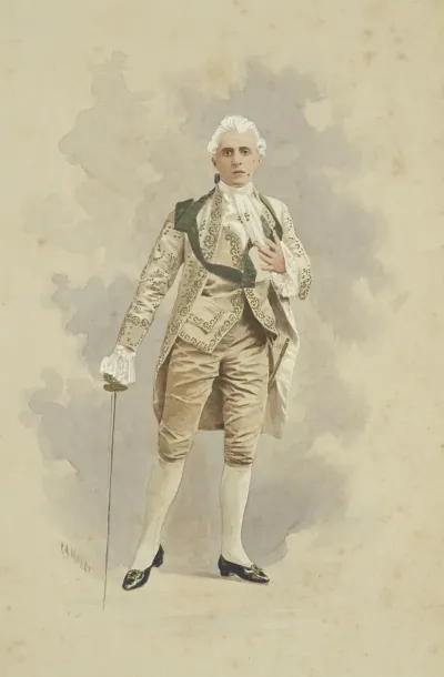 Edward Hugh Sothern In The Play Sheridan Or The Maid Of Bath