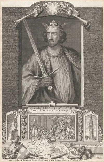 Edward I King Of England Lord Of Ireland And Duke Of Aquitaine