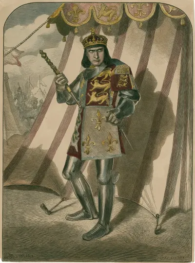 Edwin Booth As Richard Iii In Shakespeares Play