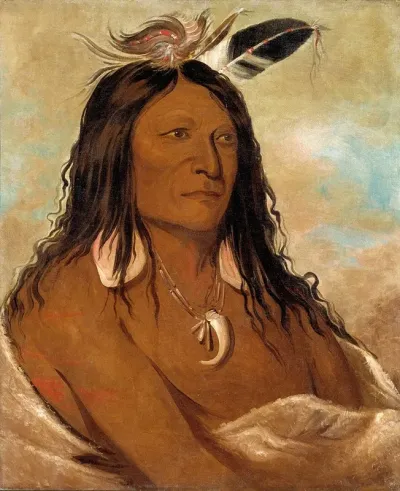 Ee Shah Ko Nee Bow And Quiver First Chief Of The Tribe