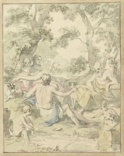 Een Gelukkige Arcadische Familie