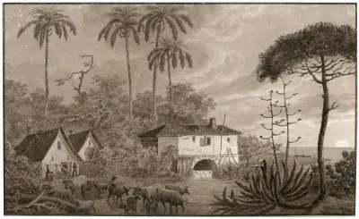 Een Molen In De Omgeving Van Valencia