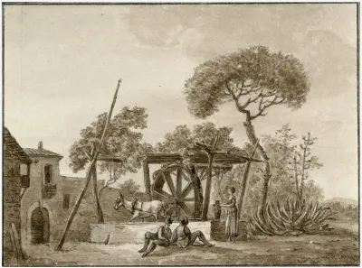 Een Waterput Met Raderwerk En Trekezel 4