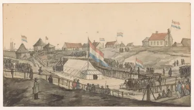 Eerstesteenlegging Voor De Willemssluis 1820