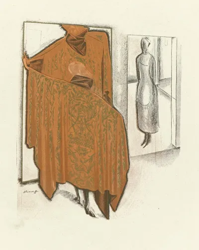 Effet De Glace Manteau Du Soir De Paul Poiret