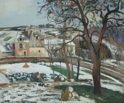 Effet De Neige A Lhermitage Pontoise