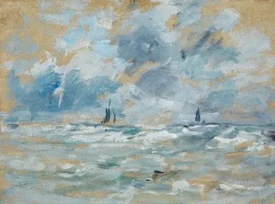 Effets De Nuages Pleine Mer