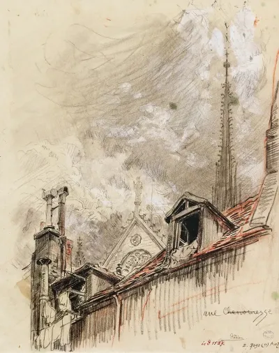 Effets De Toits Rue Chanoinesse