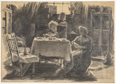 Eftermiddagste I Kunstnerens Atelier