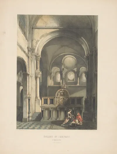 Eglise St Servais A Maestricht Cote Occidental