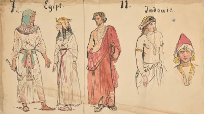 Egyptian And Indian Garments