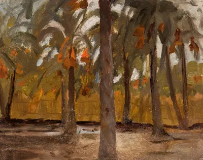 Egyptian Palm Forest From The Journey To Egypt