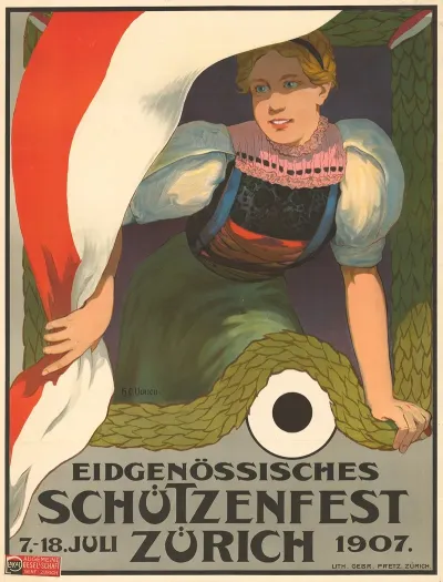 Eidgenossisches Schutzenfest Zurich 7 18 Juli 1907