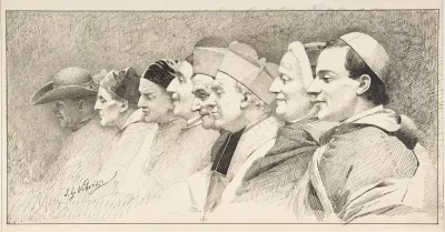 Eight Heads Of Ecclesiastics